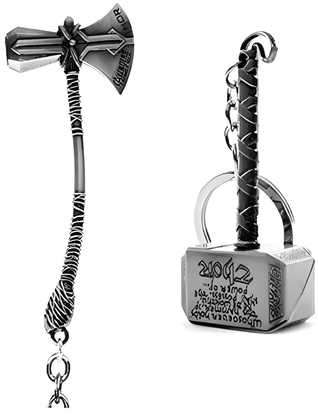 Thor Storm Breaker Captain America Hammer Avenger Endgame Key Chain