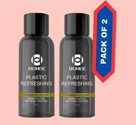 Nano Plastic Revitalizing Coating Agent for Car 100ml (Pack of 2)
